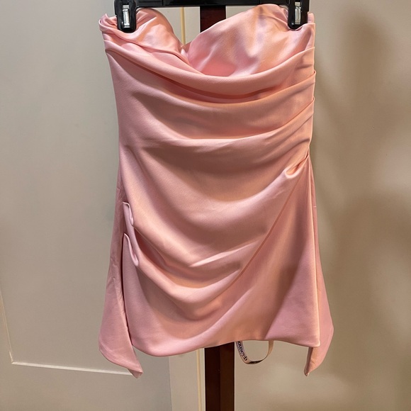 House of CB Jasmine Dress Rose Pink Draped Strapless
Corset Size M - Picture 2 of 16